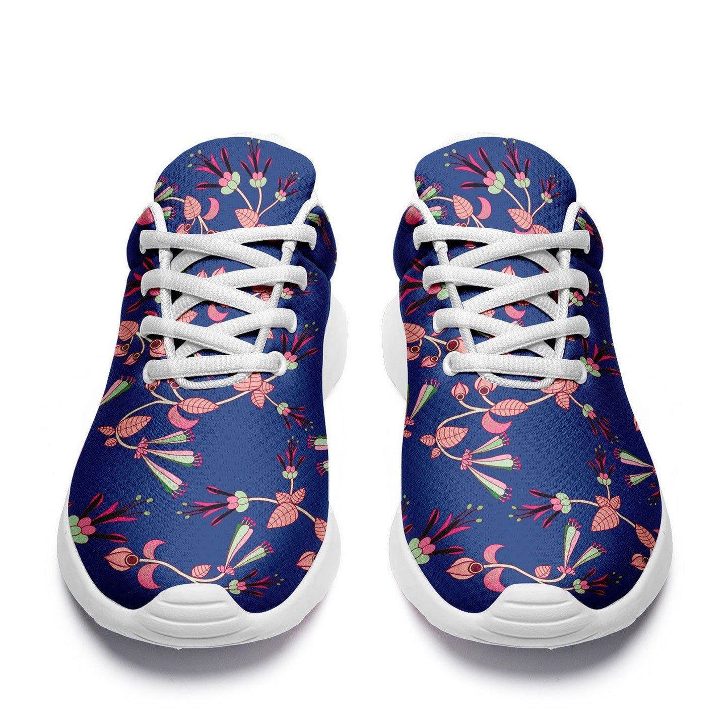 Swift Floral Peach Blue Ikkaayi Sport Sneakers ikkaayi Herman 