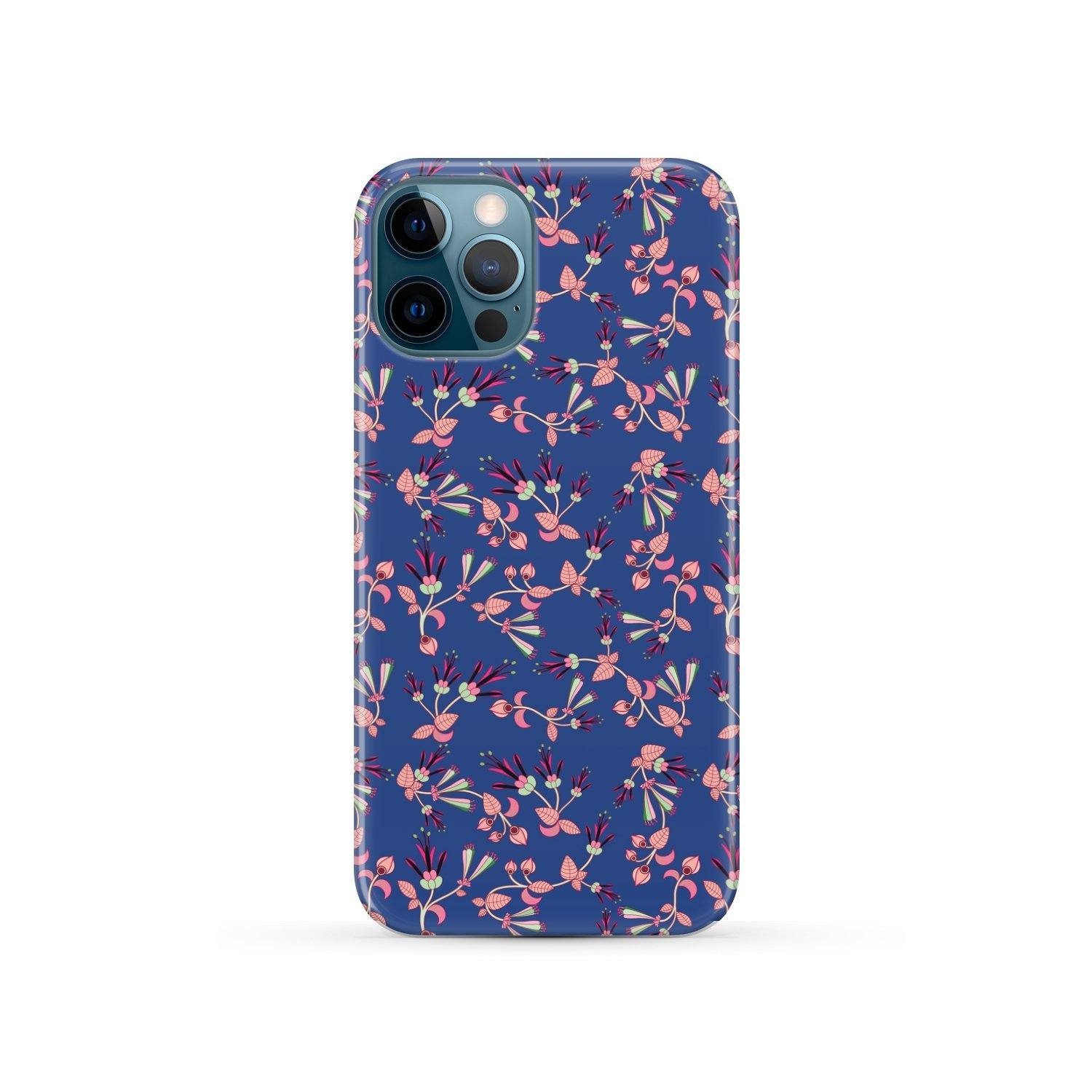 Swift Floral Peach Blue Phone Case Phone Case wc-fulfillment iPhone 12 Pro 