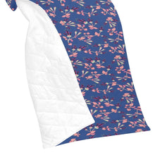 Load image into Gallery viewer, Swift Floral Peach Blue Quilt 70&quot;x80&quot; Quilt 70&quot;x80&quot; e-joyer 
