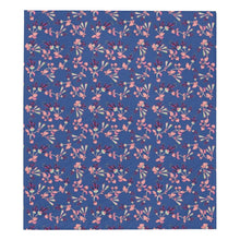 Load image into Gallery viewer, Swift Floral Peach Blue Quilt 70&quot;x80&quot; Quilt 70&quot;x80&quot; e-joyer 
