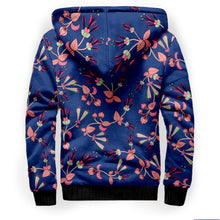 Load image into Gallery viewer, Swift Floral Peach Blue Sherpa Hoodie hoodie Herman 
