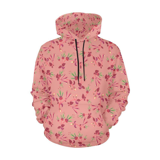 Swift Floral Peach Rouge Remix All Over Print Hoodie for Men (USA Size) (Model H13) All Over Print Hoodie for Men (H13) e-joyer 