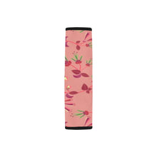 Load image into Gallery viewer, Swift Floral Peach Rouge Remix Car Seat Belt Cover 7&#39;&#39;x12.6&#39;&#39; (Pack of 2) Car Seat Belt Cover 7x12.6 (Pack of 2) e-joyer 
