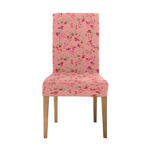 Load image into Gallery viewer, Swift Floral Peach Rouge Remix Chair Cover (Pack of 4) Chair Cover (Pack of 4) e-joyer 
