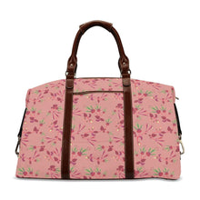 Load image into Gallery viewer, Swift Floral Peach Rouge Remix Classic Travel Bag (Model 1643) Remake Classic Travel Bags (1643) e-joyer 
