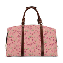 Load image into Gallery viewer, Swift Floral Peach Rouge Remix Classic Travel Bag (Model 1643) Remake Classic Travel Bags (1643) e-joyer 
