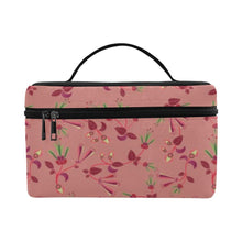 Load image into Gallery viewer, Swift Floral Peach Rouge Remix Cosmetic Bag/Large (Model 1658) bag e-joyer 
