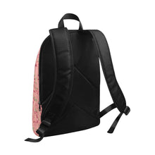 Load image into Gallery viewer, Swift Floral Peach Rouge Remix Fabric Backpack for Adult (Model 1659) Casual Backpack for Adult (1659) e-joyer 
