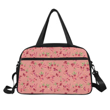 Load image into Gallery viewer, Swift Floral Peach Rouge Remix Fitness Handbag (Model 1671) Fitness Handbag (1671) e-joyer 
