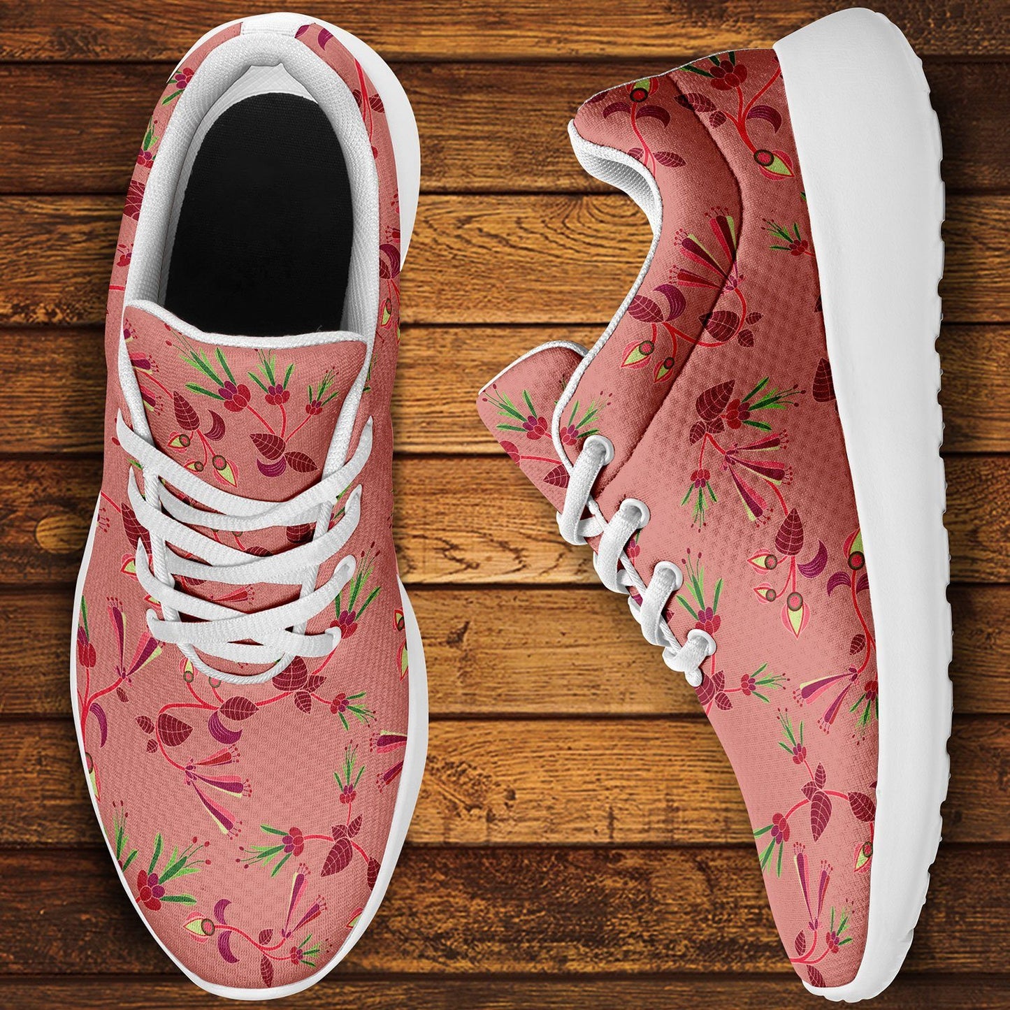 Swift Floral Peach Rouge Remix Ikkaayi Sport Sneakers ikkaayi Herman 