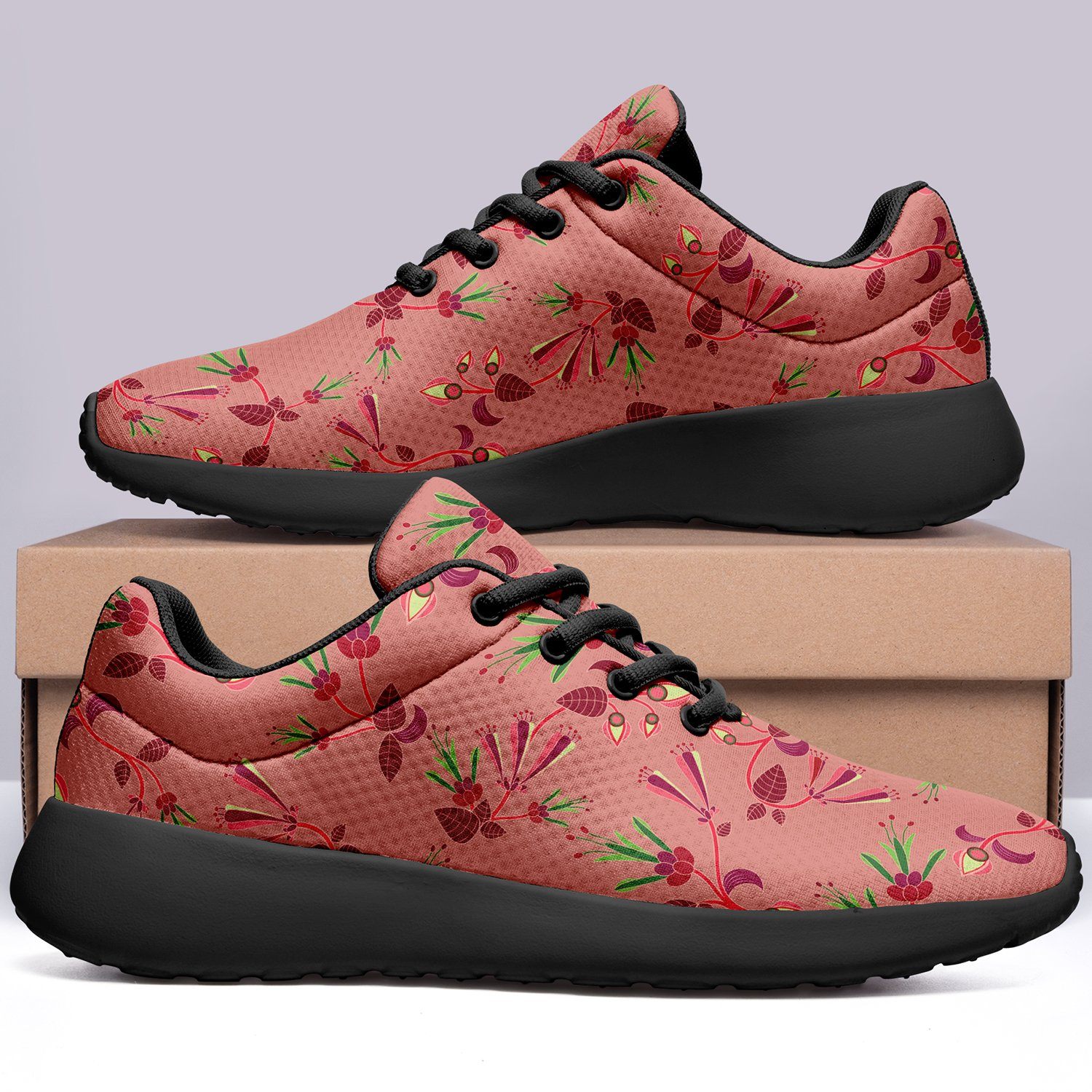 Swift Floral Peach Rouge Remix Ikkaayi Sport Sneakers ikkaayi Herman 