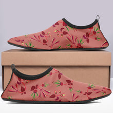 Load image into Gallery viewer, Swift Floral Peach Rouge Remix Kid&#39;s Slip On Shoes Herman 
