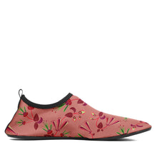 Load image into Gallery viewer, Swift Floral Peach Rouge Remix Kid&#39;s Slip On Shoes Herman 
