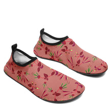 Load image into Gallery viewer, Swift Floral Peach Rouge Remix Kid&#39;s Slip On Shoes Herman 
