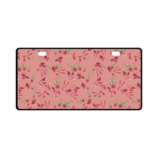 Swift Floral Peach Rouge Remix License Plate License Plate e-joyer 