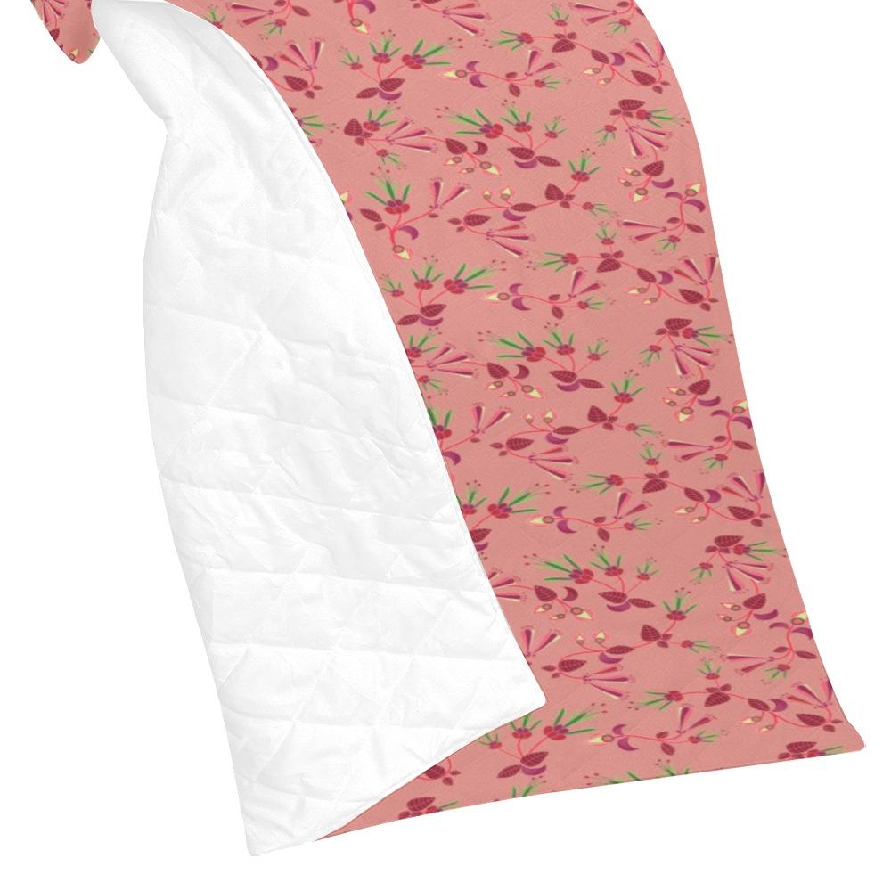 Swift Floral Peach Rouge Remix Quilt 70"x80" Quilt 70"x80" e-joyer 