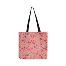 Load image into Gallery viewer, Swift Floral Peach Rouge Remix Reusable Shopping Bag Model 1660 (Two sides) Shopping Tote Bag (1660) e-joyer 
