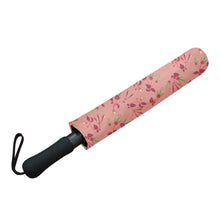 Load image into Gallery viewer, Swift Floral Peach Rouge Remix Semi-Automatic Foldable Umbrella (Model U05) Semi-Automatic Foldable Umbrella e-joyer 

