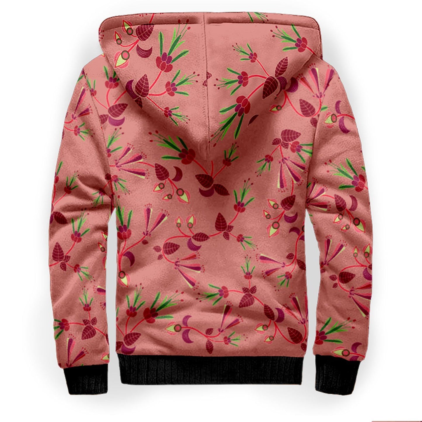 Swift Floral Peach Rouge Remix Sherpa Hoodie hoodie Herman 