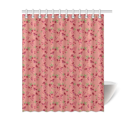 Swift Floral Peach Rouge Remix Shower Curtain 60