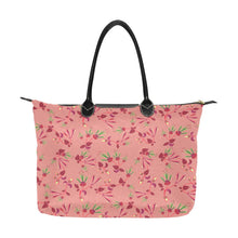 Load image into Gallery viewer, Swift Floral Peach Rouge Remix Single-Shoulder Lady Handbag (Model 1714) bag e-joyer 
