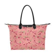 Load image into Gallery viewer, Swift Floral Peach Rouge Remix Single-Shoulder Lady Handbag (Model 1714) bag e-joyer 
