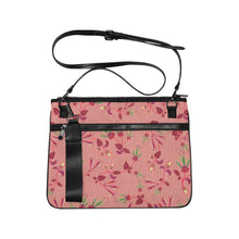 Load image into Gallery viewer, Swift Floral Peach Rouge Remix Slim Clutch Bag (Model 1668) Slim Clutch Bags (1668) e-joyer 
