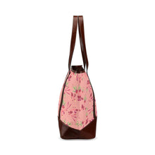 Load image into Gallery viewer, Swift Floral Peach Rouge Remix Tote Handbag (Model 1642) Tote Handbags (1642) e-joyer 
