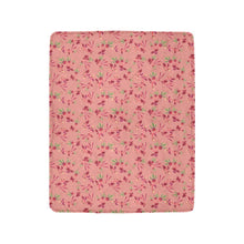 Load image into Gallery viewer, Swift Floral Peach Rouge Remix Ultra-Soft Micro Fleece Blanket 40&quot;x50&quot; Ultra-Soft Blanket 40&#39;&#39;x50&#39;&#39; e-joyer 
