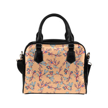 Load image into Gallery viewer, Swift Floral Peach Shoulder Handbag (Model 1634) Shoulder Handbags (1634) e-joyer 
