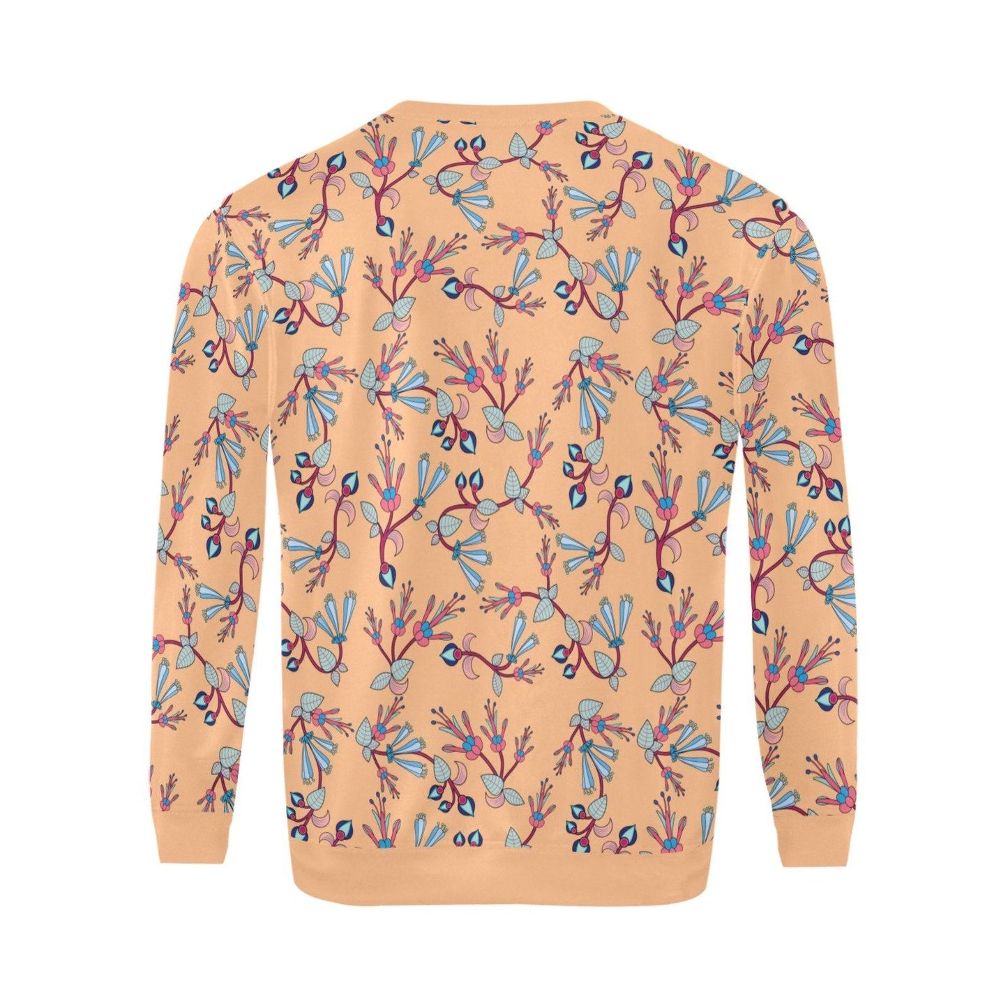 Swift Floral Peache All Over Print Crewneck Sweatshirt for Men (Model H18) shirt e-joyer 