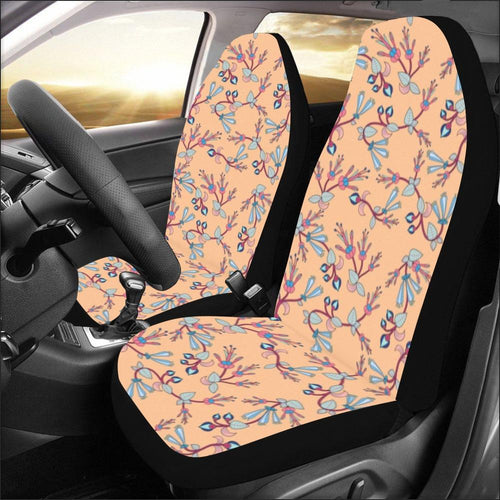 Swift Floral Peache Car Seat Covers (Set of 2) Car Seat Covers e-joyer 