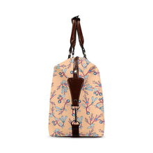 Load image into Gallery viewer, Swift Floral Peache Classic Travel Bag (Model 1643) Remake Classic Travel Bags (1643) e-joyer 
