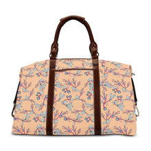 Load image into Gallery viewer, Swift Floral Peache Classic Travel Bag (Model 1643) Remake Classic Travel Bags (1643) e-joyer 
