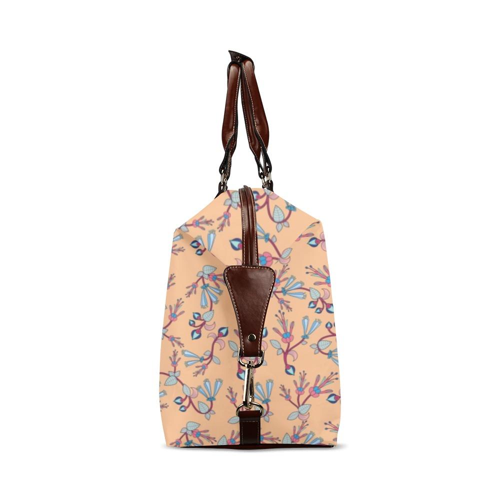 Swift Floral Peache Classic Travel Bag (Model 1643) Remake Classic Travel Bags (1643) e-joyer 