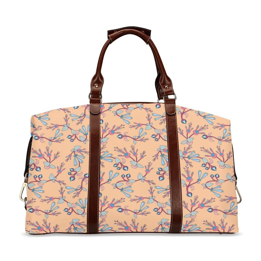 Swift Floral Peache Classic Travel Bag (Model 1643) Remake Classic Travel Bags (1643) e-joyer 