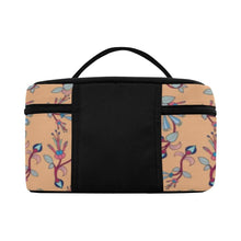 Load image into Gallery viewer, Swift Floral Peache Cosmetic Bag/Large (Model 1658) bag e-joyer 
