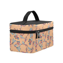 Load image into Gallery viewer, Swift Floral Peache Cosmetic Bag/Large (Model 1658) bag e-joyer 
