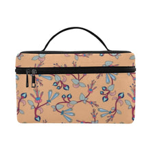 Load image into Gallery viewer, Swift Floral Peache Cosmetic Bag/Large (Model 1658) bag e-joyer 
