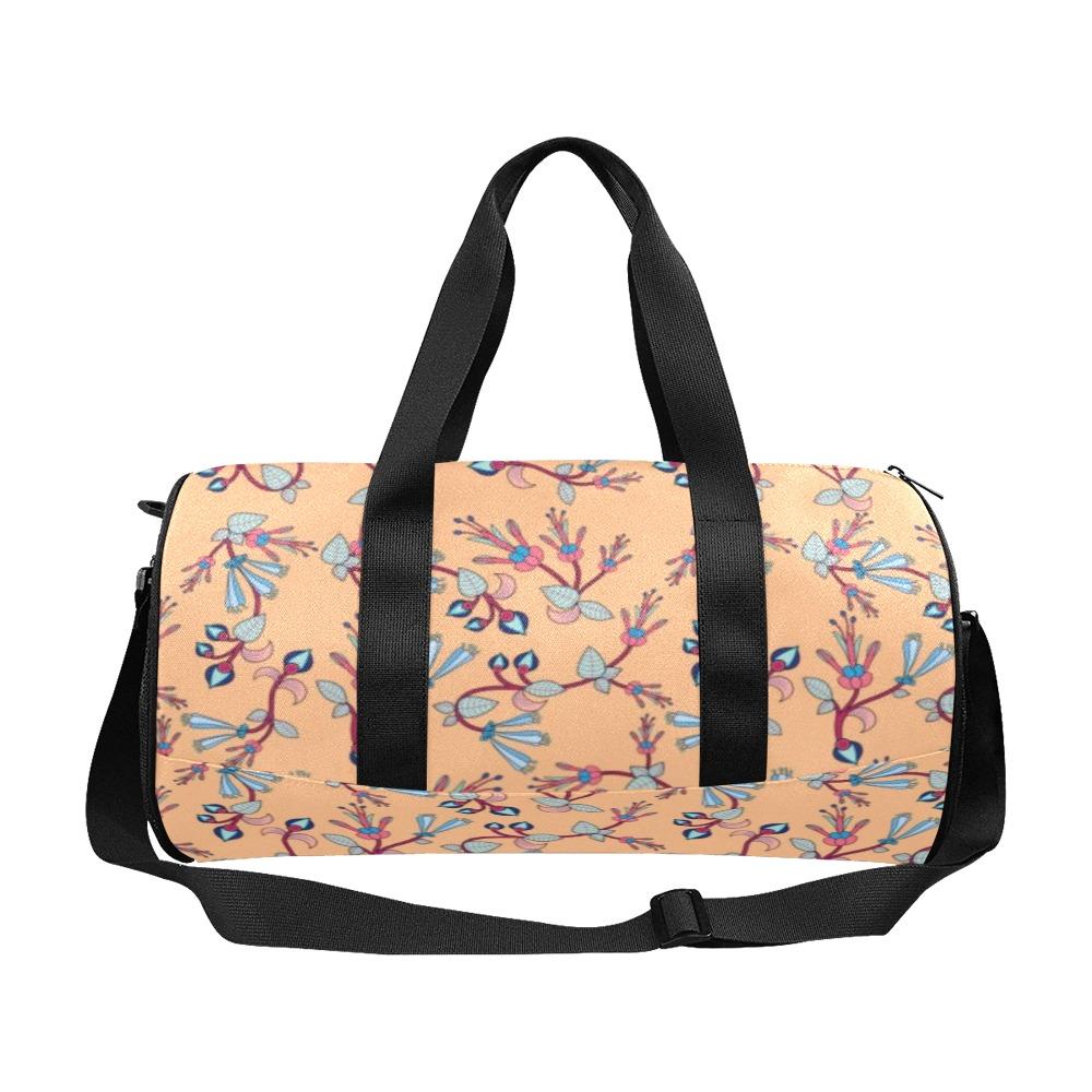 Swift Floral Peache Duffle Bag (Model 1679) Duffle Bag (1679) e-joyer 