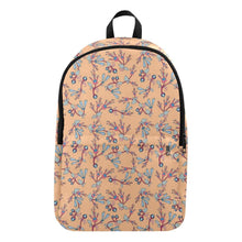 Load image into Gallery viewer, Swift Floral Peache Fabric Backpack for Adult (Model 1659) Casual Backpack for Adult (1659) e-joyer 
