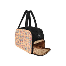 Load image into Gallery viewer, Swift Floral Peache Fitness Handbag (Model 1671) Fitness Handbag (1671) e-joyer 
