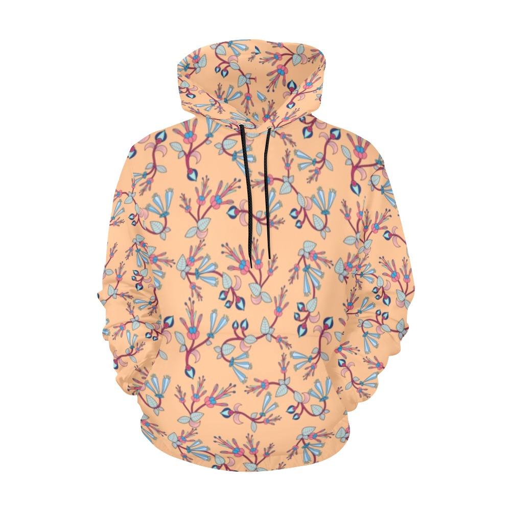Swift Floral Peache Hoodie for Women by 49 Dzine