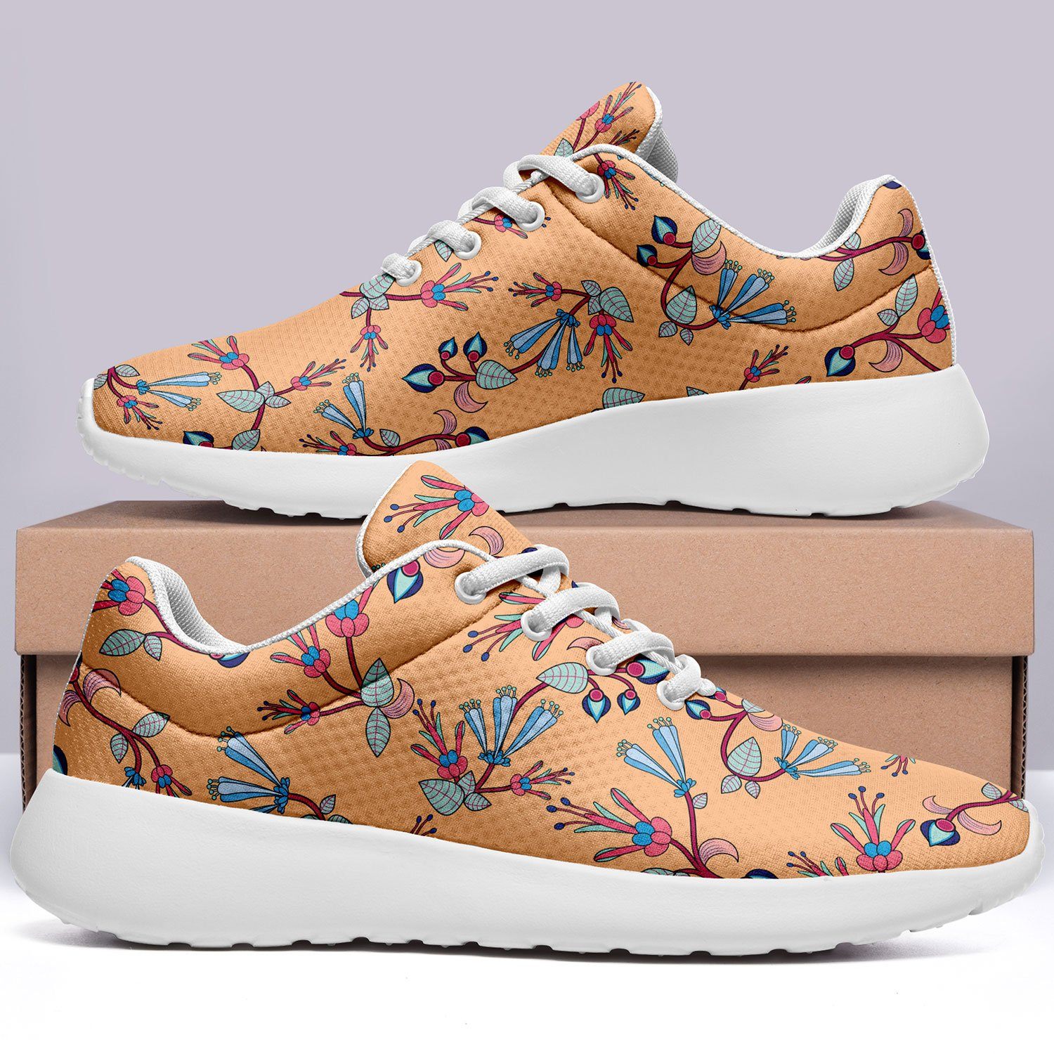 Swift Floral Peache Ikkaayi Sport Sneakers ikkaayi Herman 