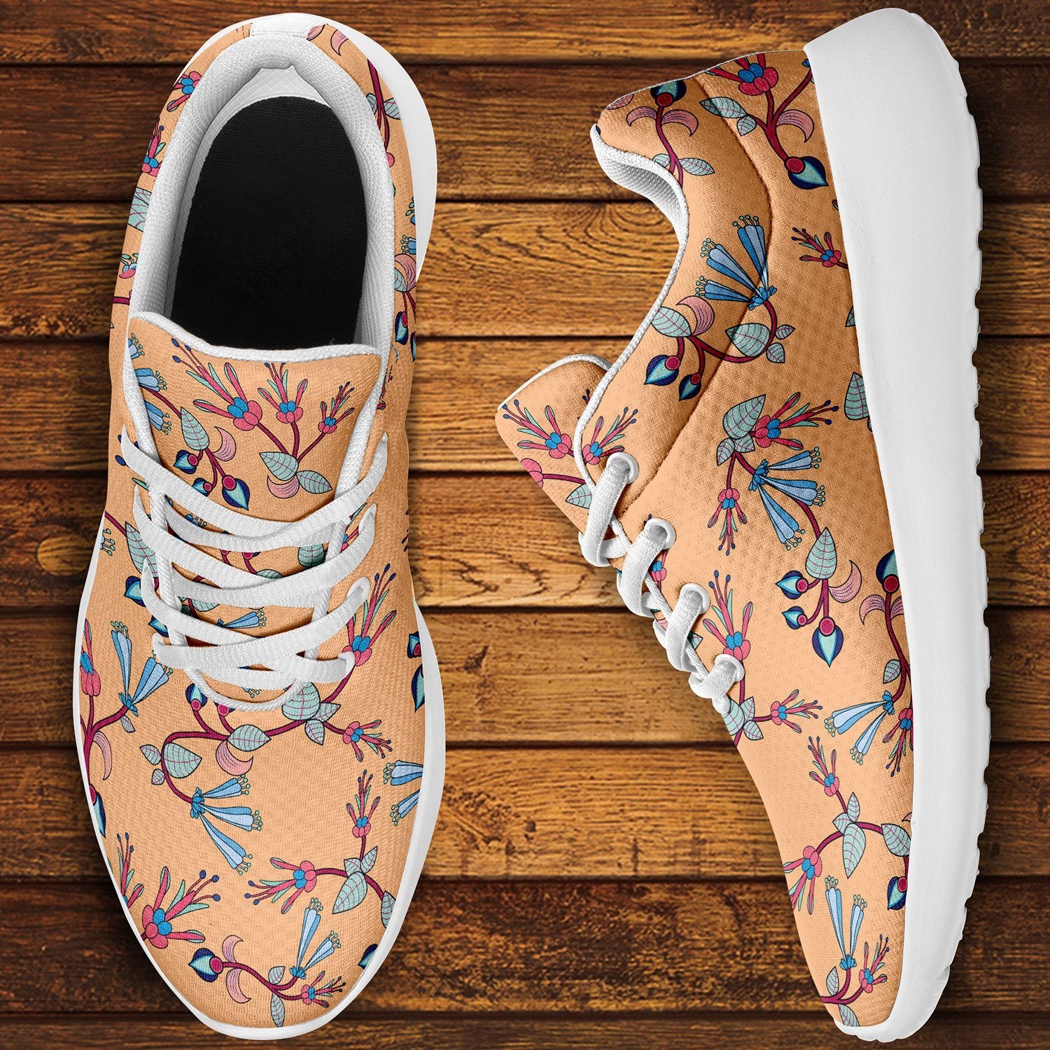 Swift Floral Peache Ikkaayi Sport Sneakers ikkaayi Herman 