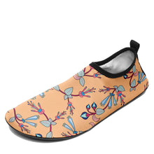 Load image into Gallery viewer, Swift Floral Peache Kid&#39;s Slip On Shoes Herman 
