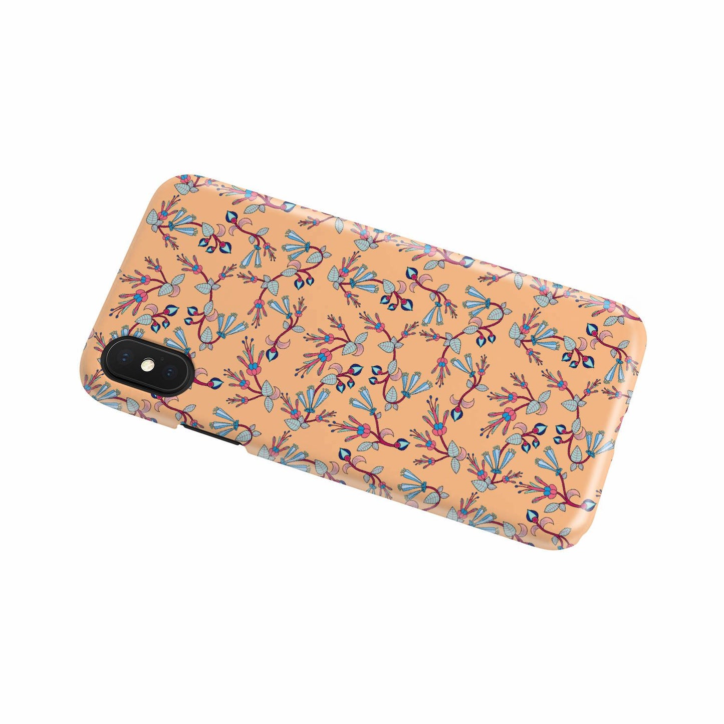 Swift Floral Peache Phone Case Phone Case wc-fulfillment 