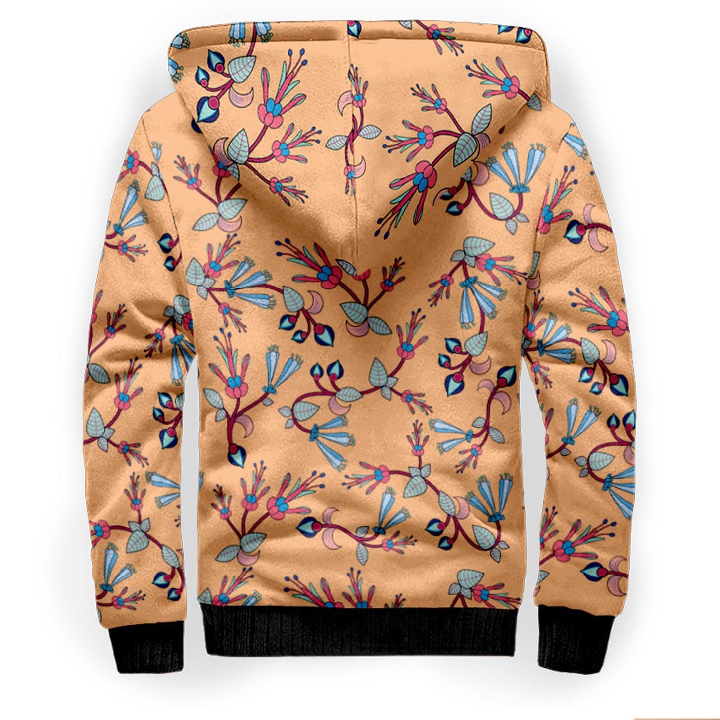 Swift Floral Peache Sherpa Hoodie hoodie Herman 