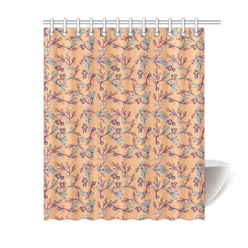 Swift Floral Peache Shower Curtain 60