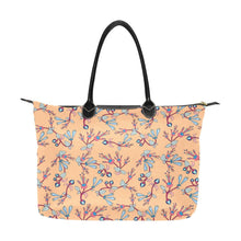 Load image into Gallery viewer, Swift Floral Peache Single-Shoulder Lady Handbag (Model 1714) bag e-joyer 
